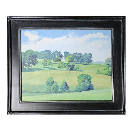 Wonderful Original Landscape Painting in Black Frame