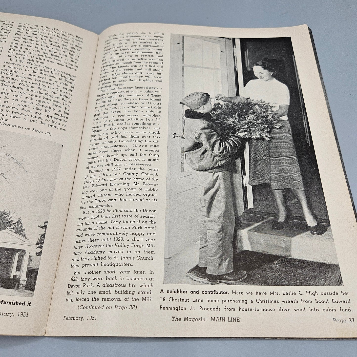 The Main Line Magazine - 1951 (Bryn Mawr etc. Philadelphia)