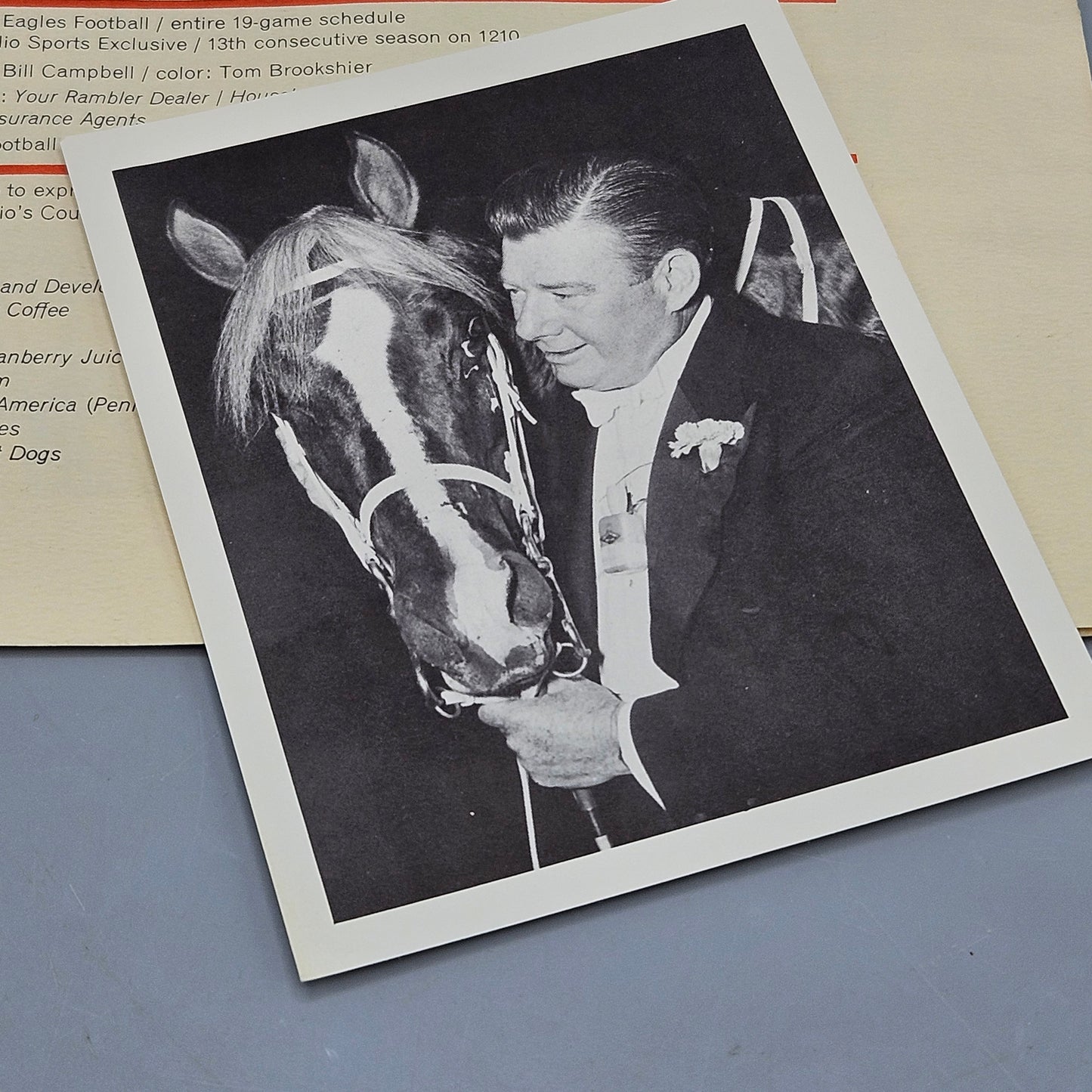1963 Devon Horse Show Program with WCAU Radio Promotional Photos - Country Show at Devon