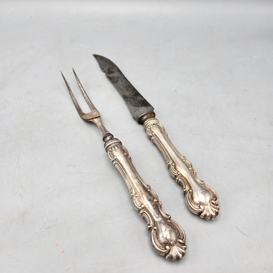 Set of Vintage Carving Knife & Fork Set