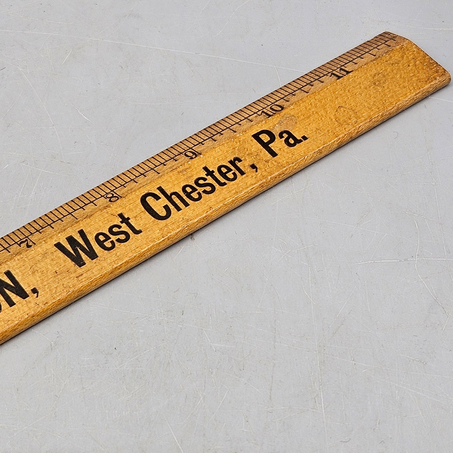 Vintage M.A. Biehn & Son West Chester, Pennsylvania Ruler