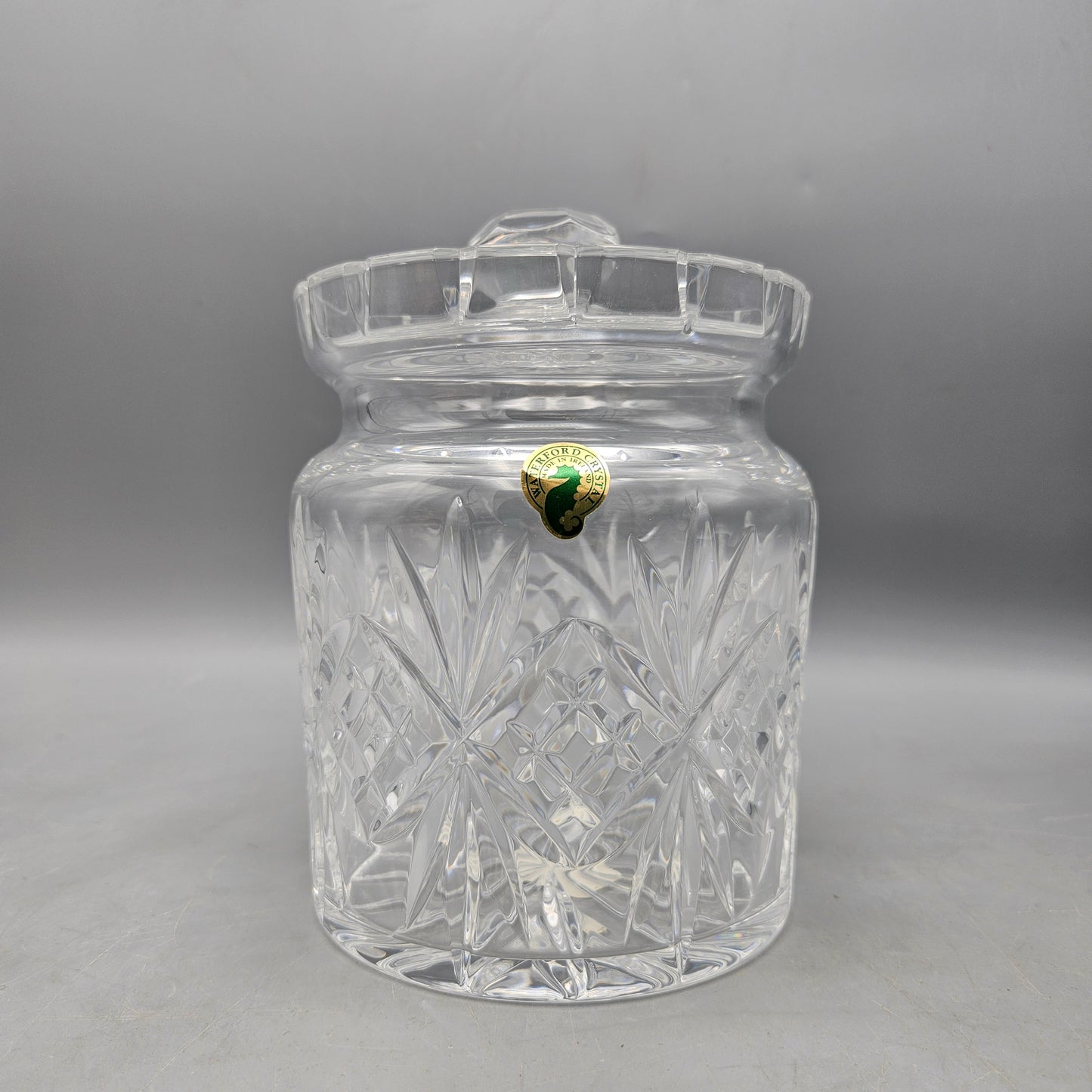 Waterford Crystal Lismore Round Biscuit Barrel with Lid