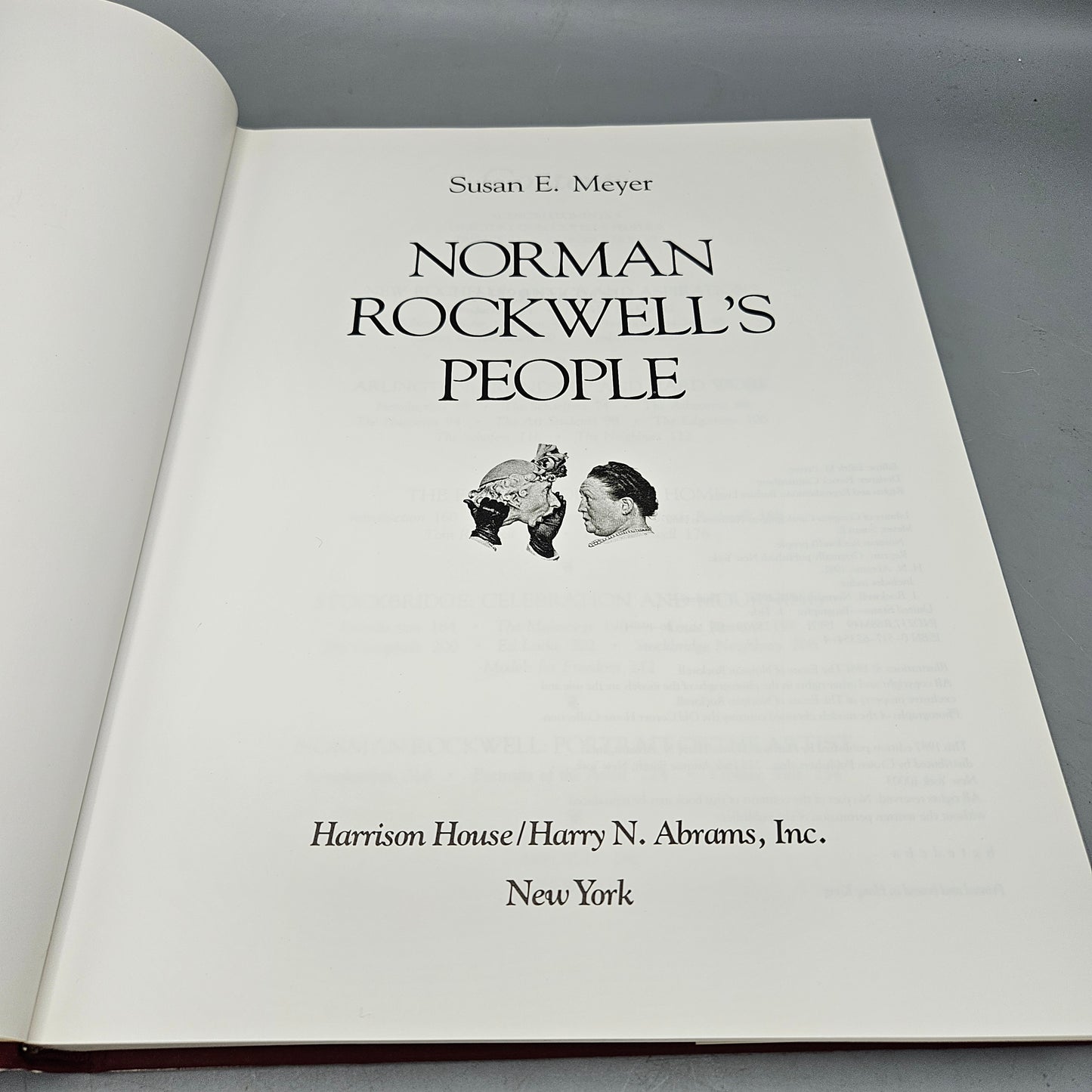 Book: Norman Rockwell's People by Susan E. Meyer (1981, Hardcover)