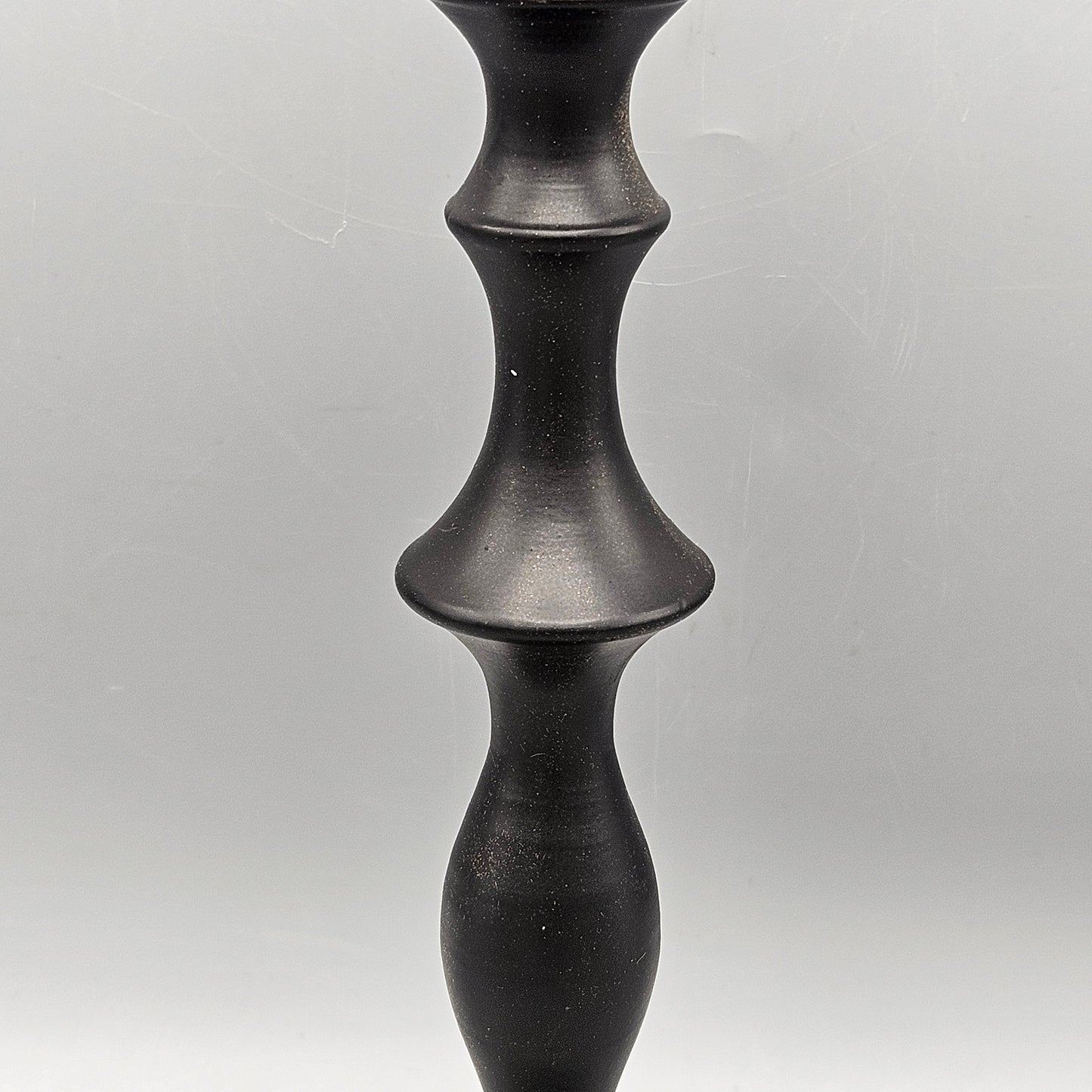 Pier One Black Matte Pillar 12" Candle Holder ~ 3 Available