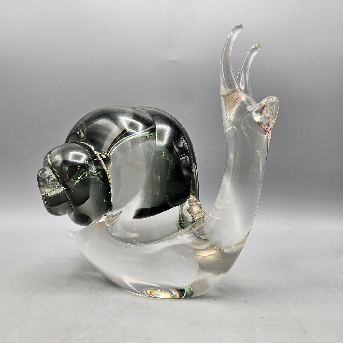 Large Vintage Murano Art Glass Snail Sculpture