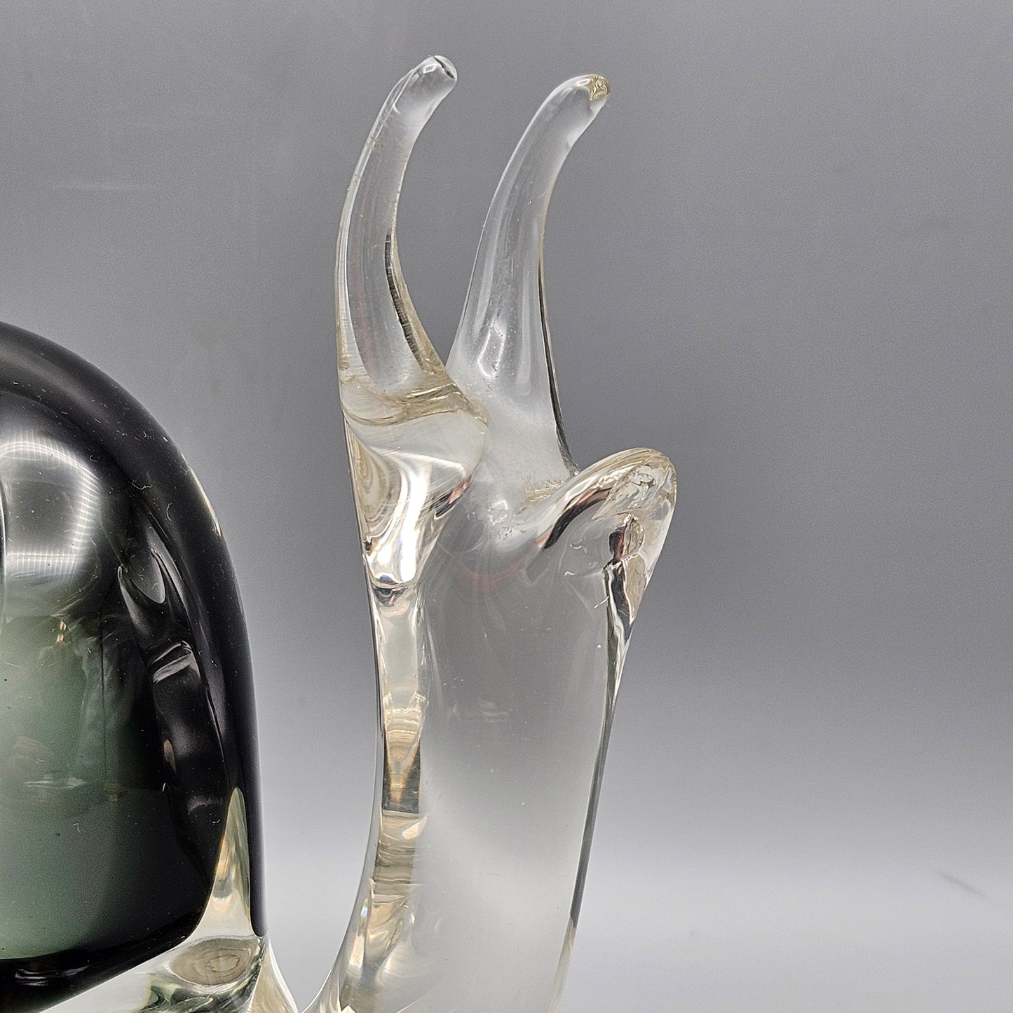 Large Vintage Murano Art Glass Snail Sculpture