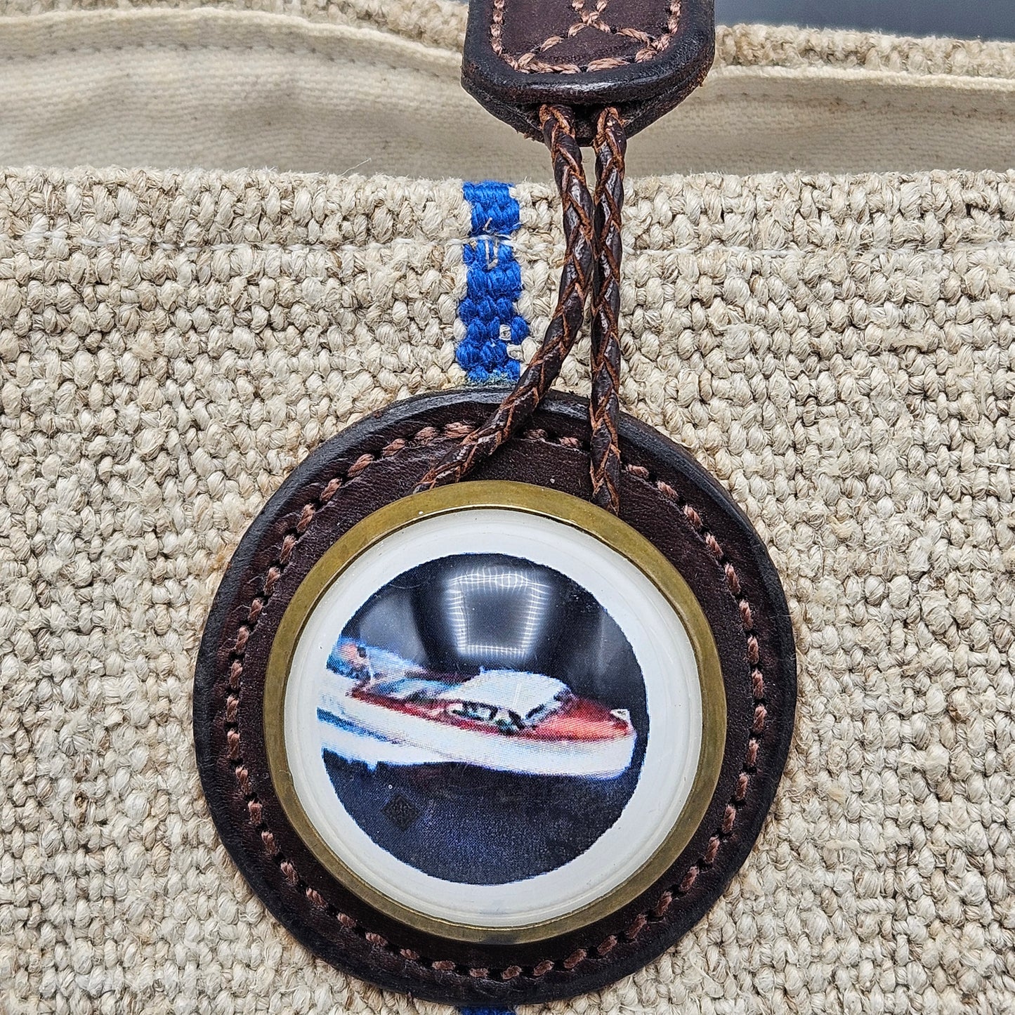 Rebecca Ray Handbag with Vintage Boat Button
