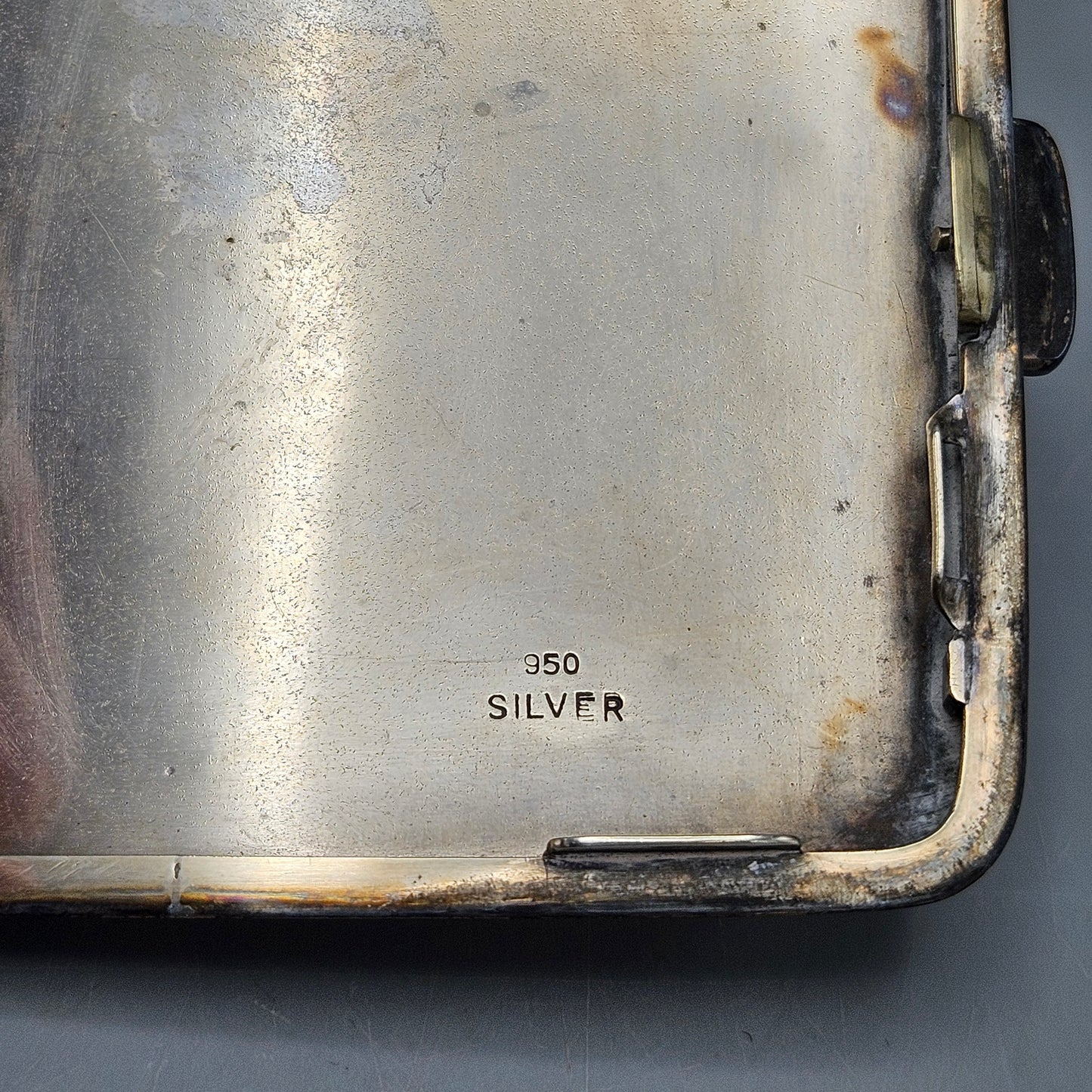Vintage Sterling Silver Monogrammed Cigarette Case