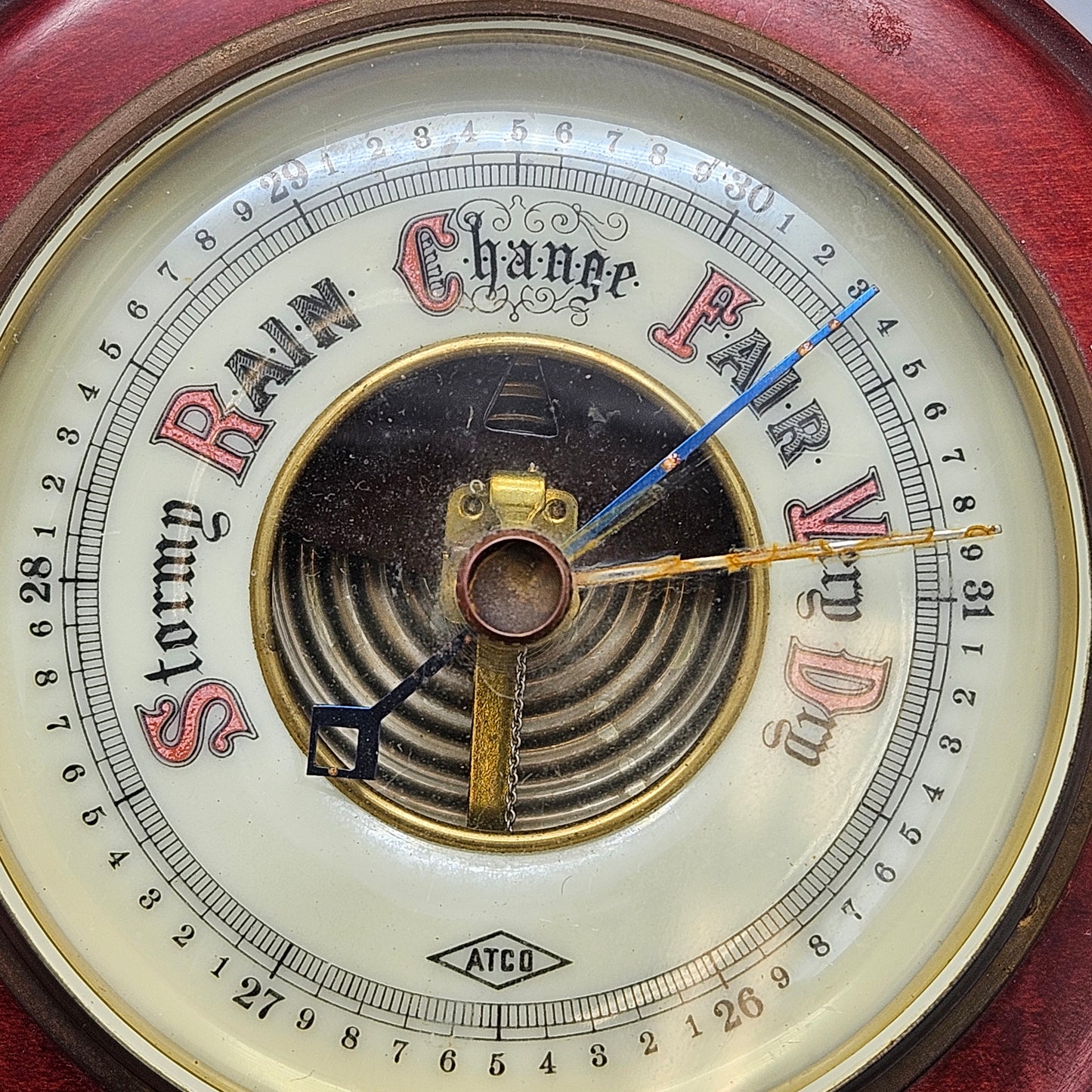 ATCO Germany Ship Wheel Nautical Barometer Weather Station