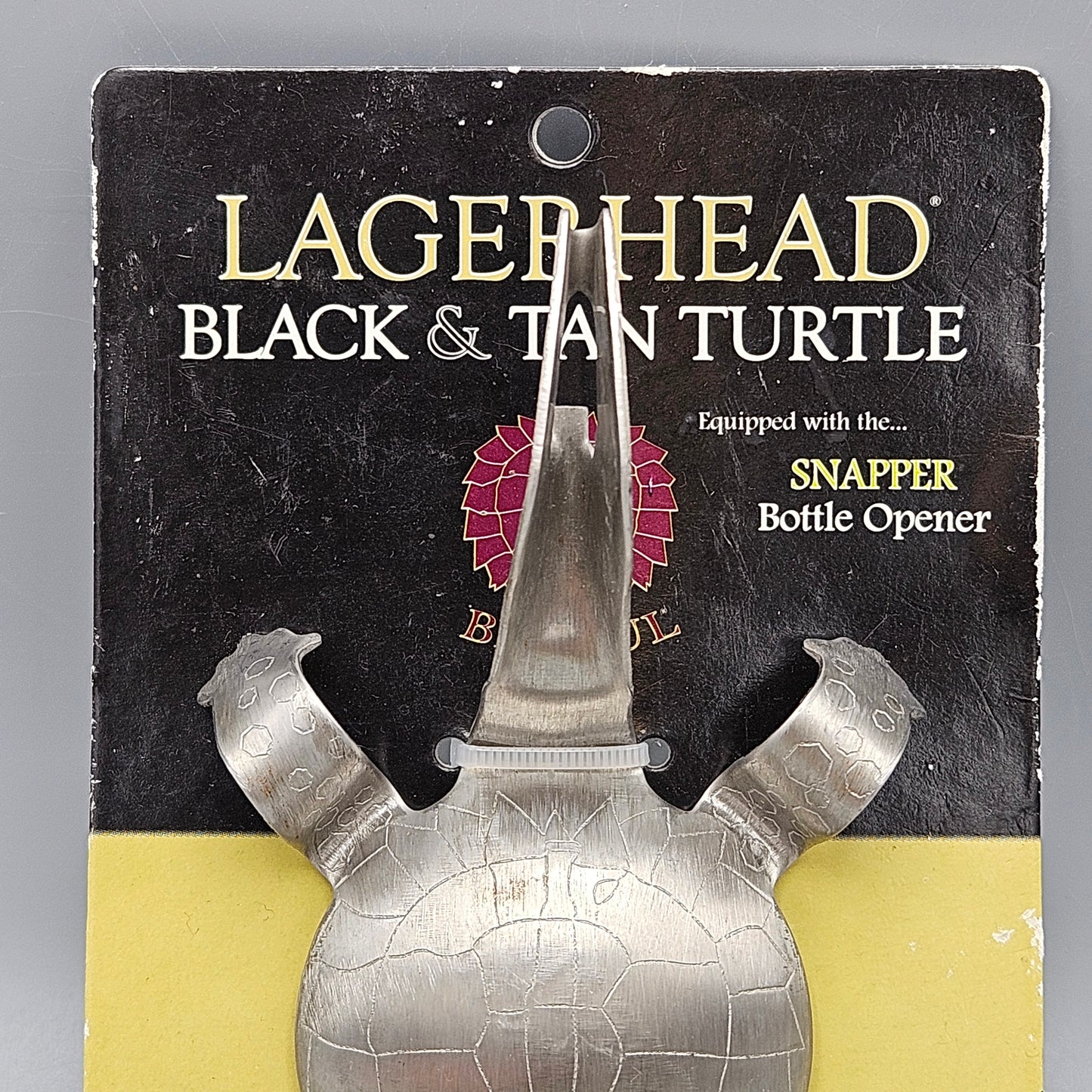 Lagerhead Brutul Brew Tool Black & Tan Turtle Snapper Bottle Opener