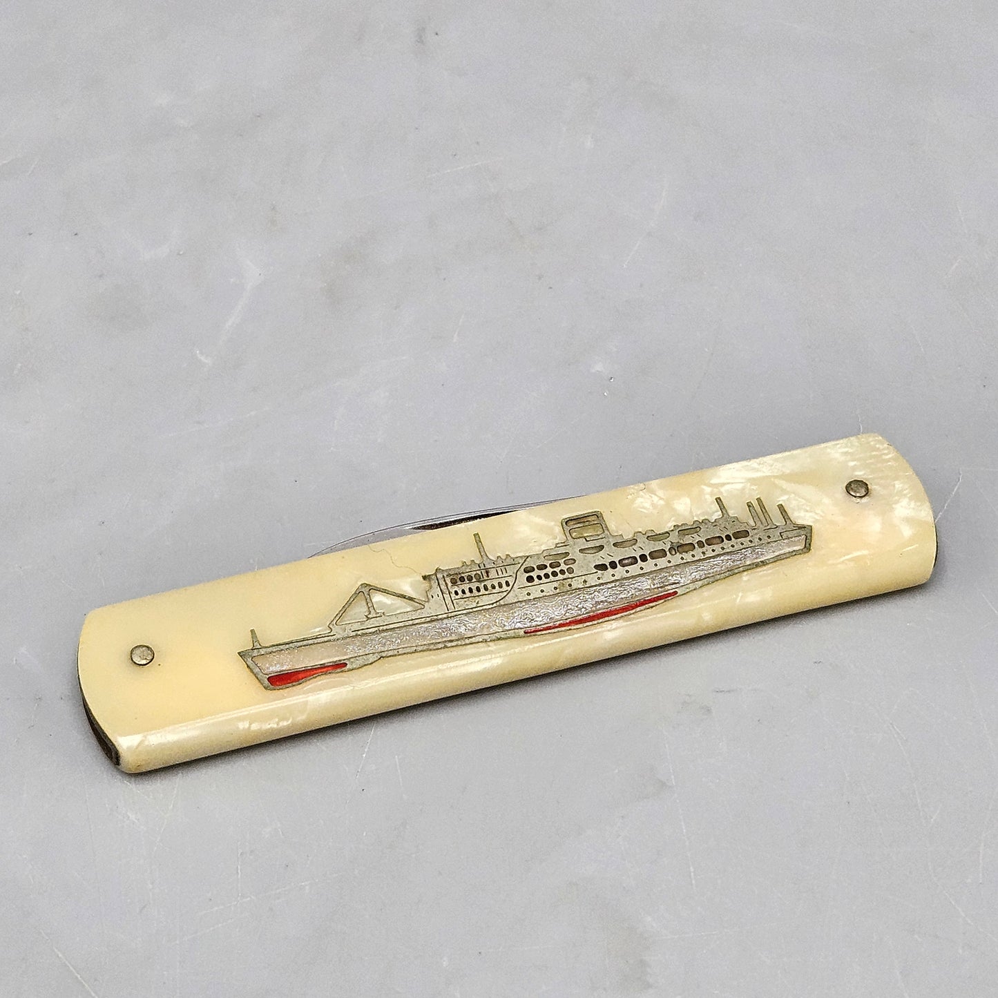 Vintage SS Santa Rosa Pocket Knife