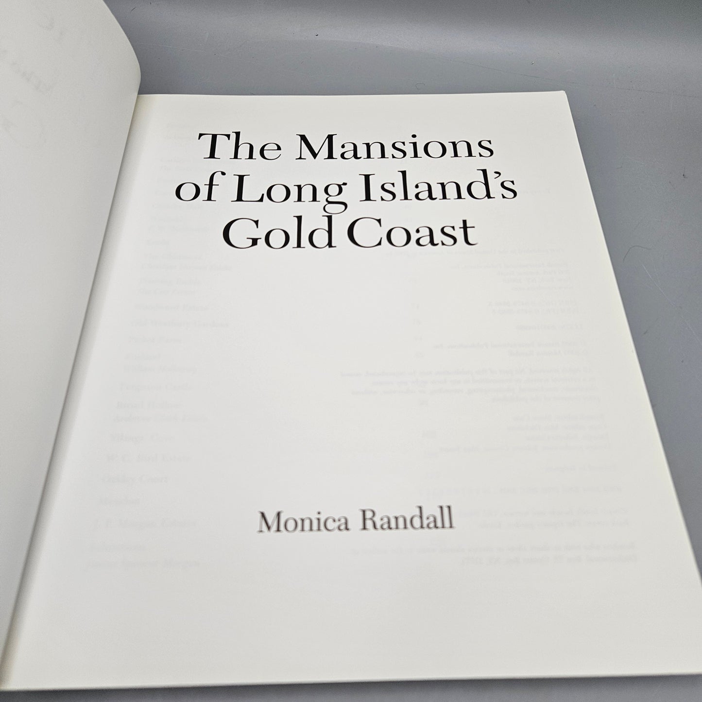 Book: The Mansions of Long Island's Gold Coast