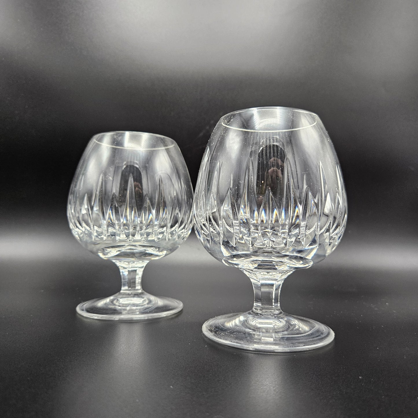 Beautiful Pair of Waterford Wynnewood Brandy Glasses