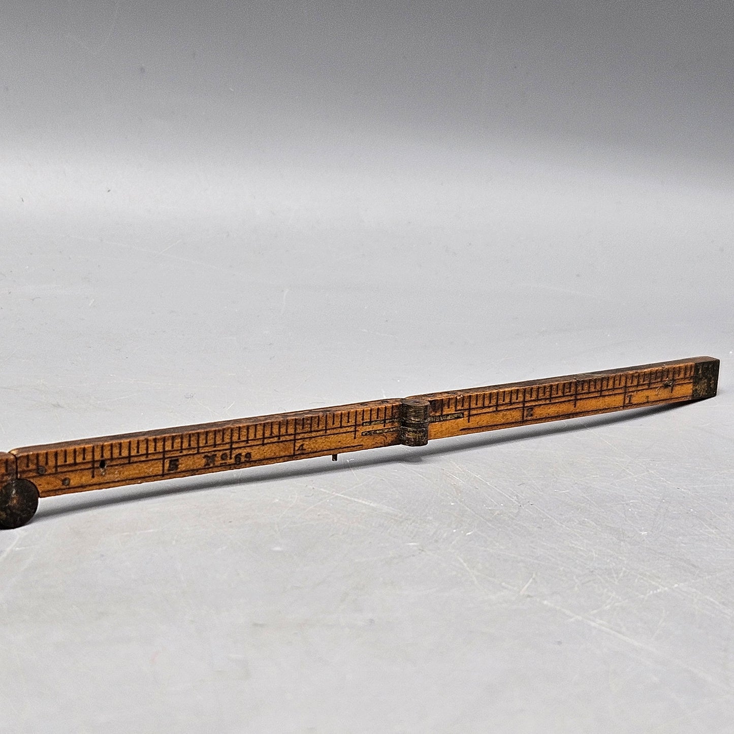 Vintage Wooden Folding Ruler