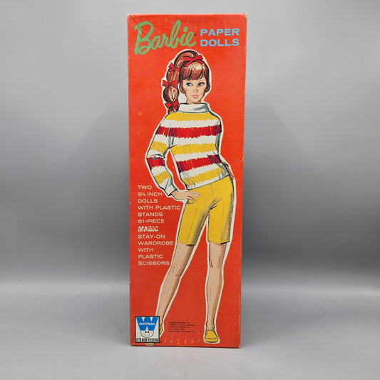 Vintage 1969 Barbie Paper Dolls Whitman in Box