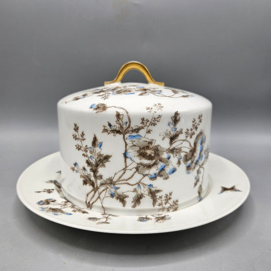 Vintage Charles Field Haviland Limoges Porcelain Covered Dish with Handle