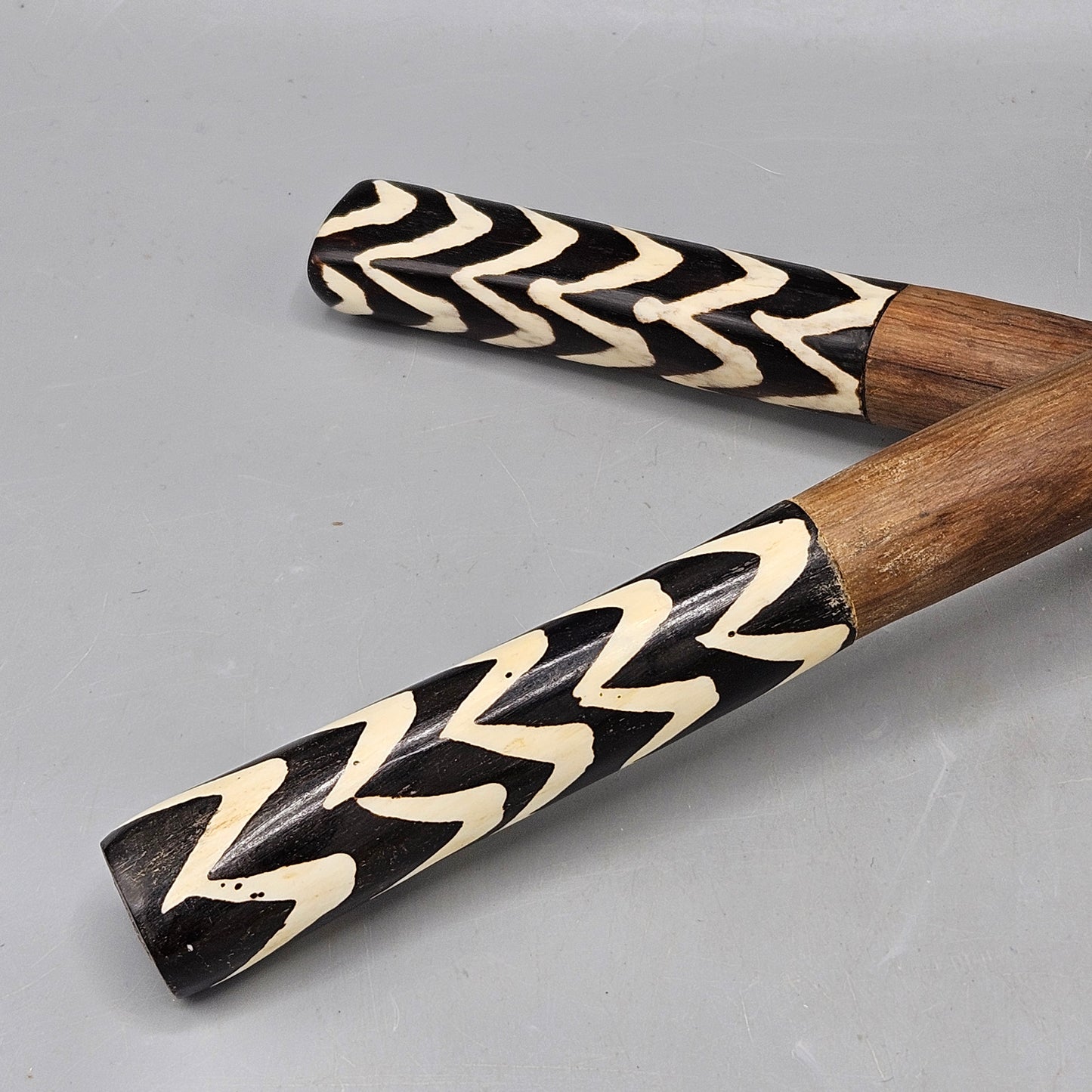 Vintage Handmade African Wooden Salad Servers ShopSBH