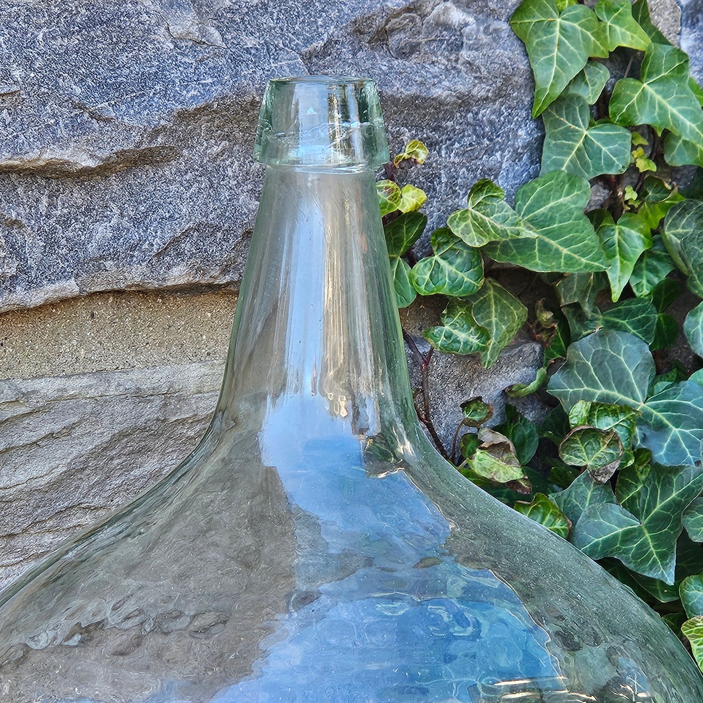 Large Vintage Glass Bottle