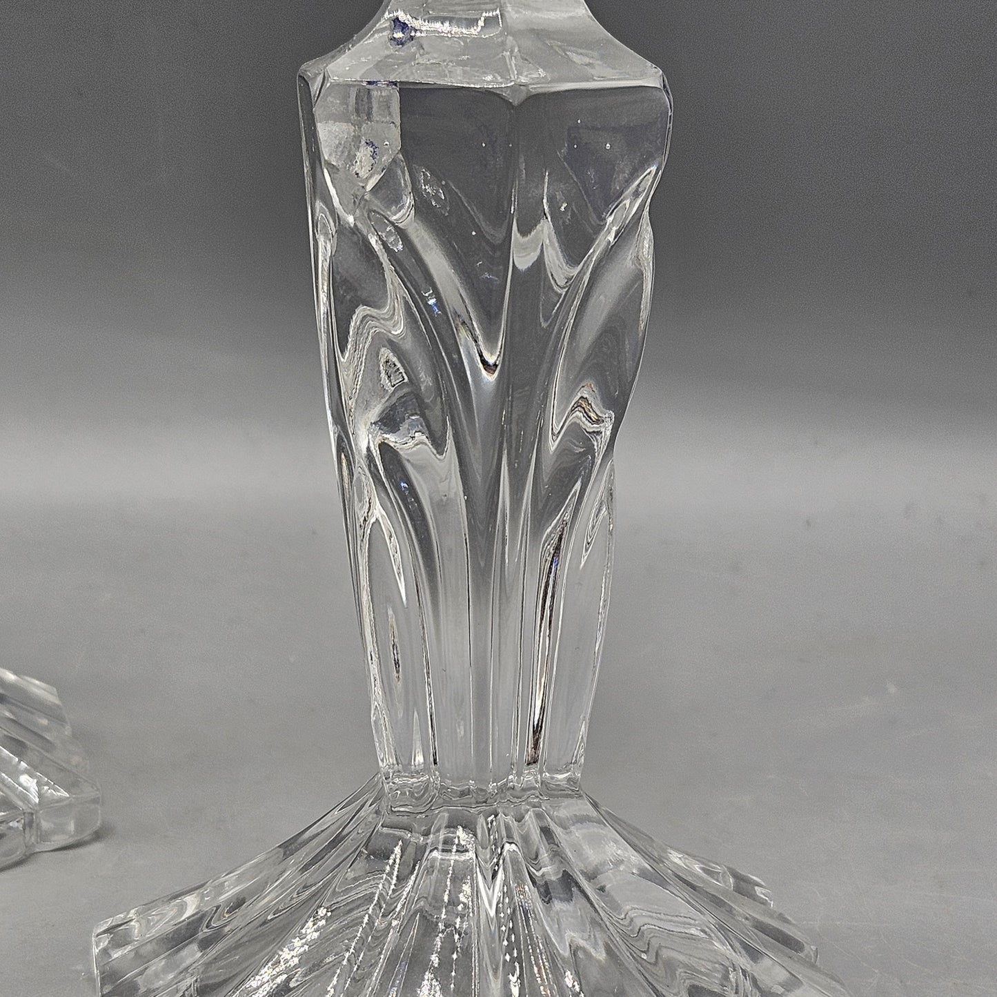 Vintage Crystal Candle Holders