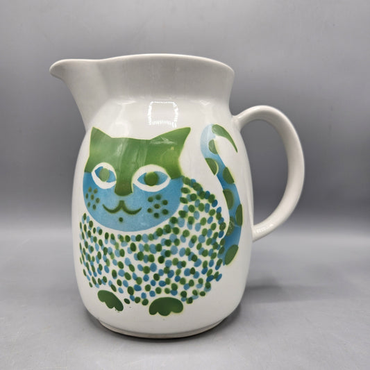 Vintage Arabia Finland Cat Kaj Franck Design Porcelain Pitcher
