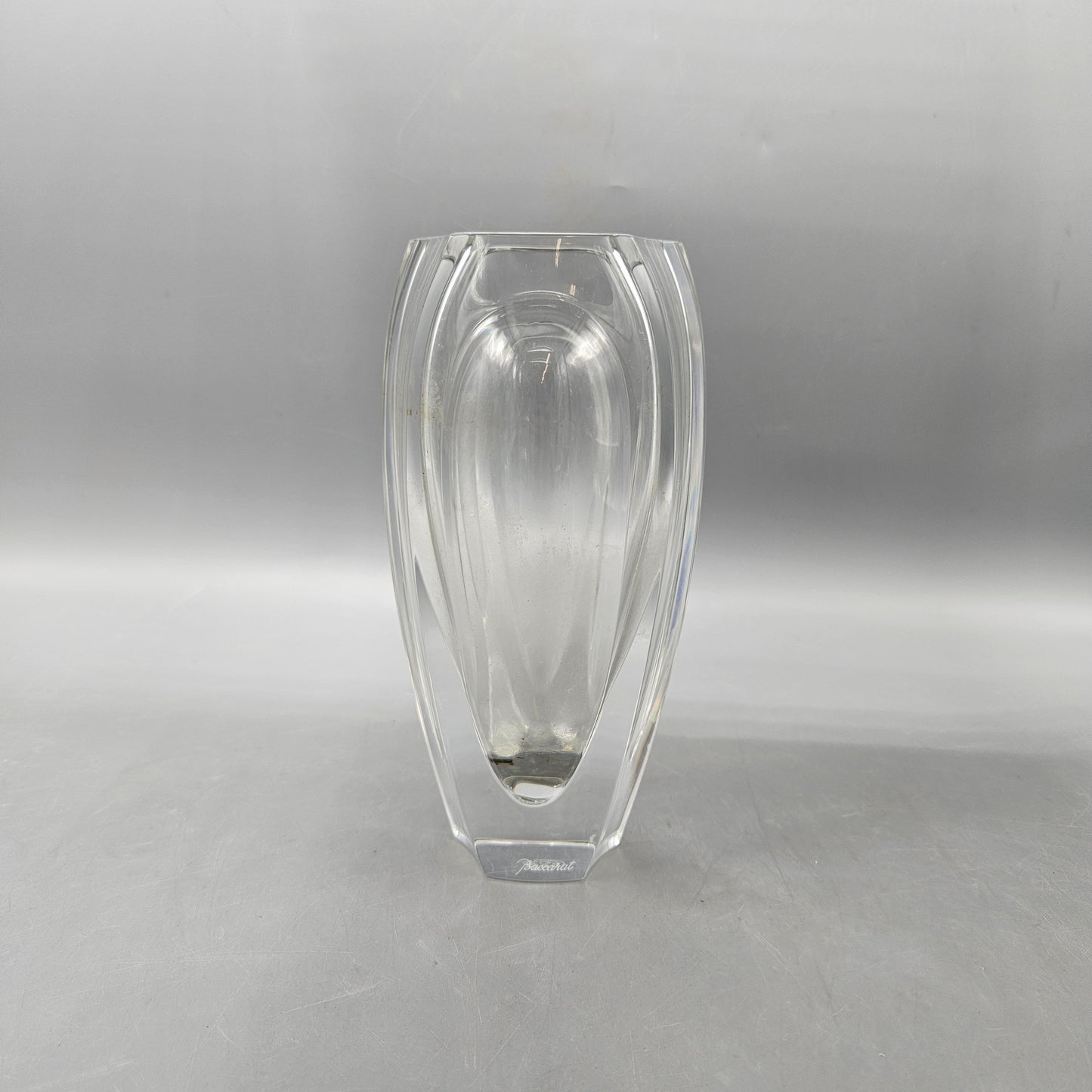 Vintage Baccarat Crystal Vase Retired in Amelie Pattern