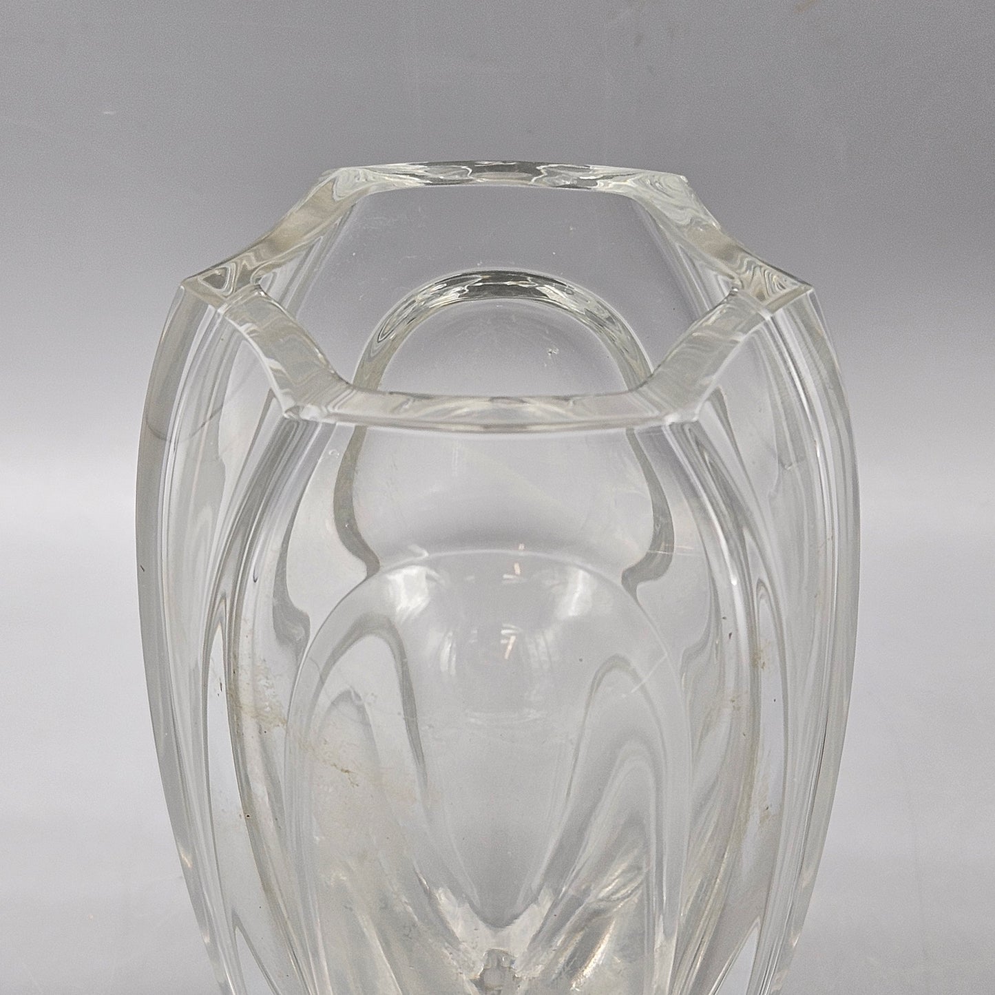 Vintage Baccarat Crystal Vase Retired in Amelie Pattern