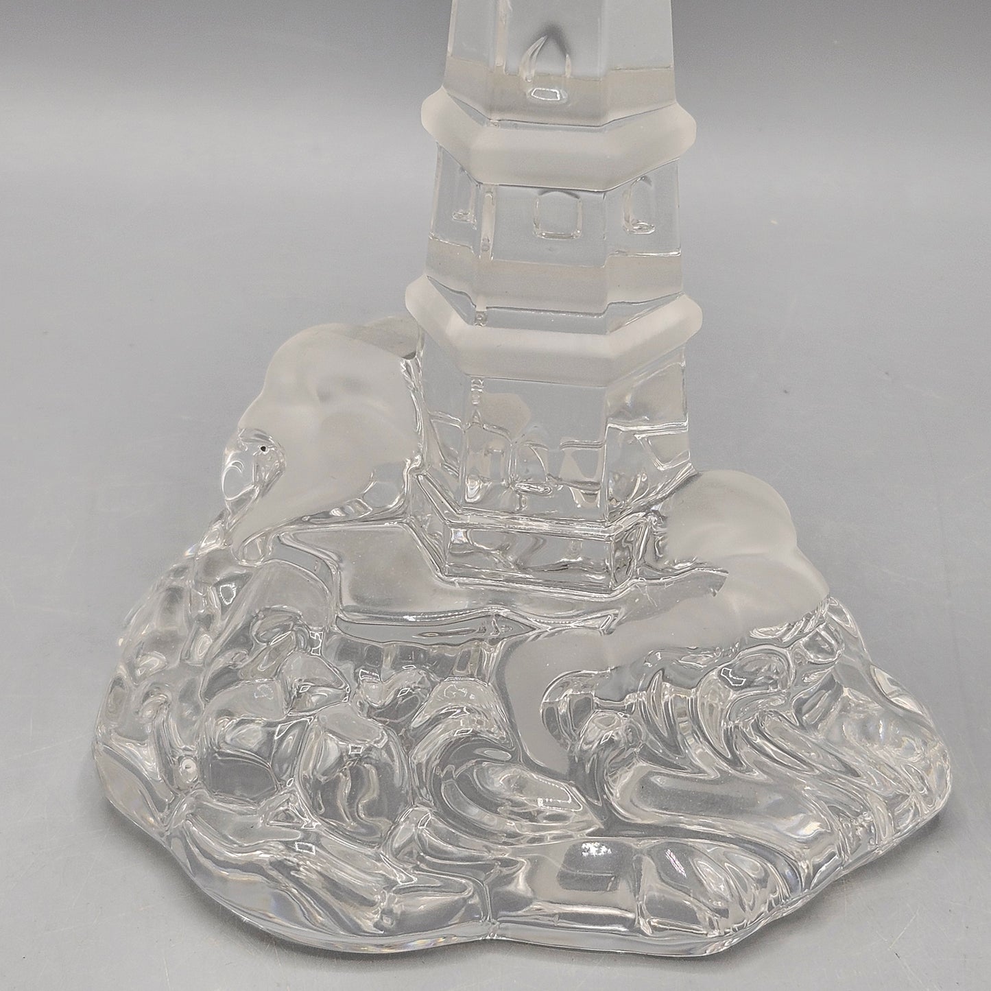 Lenox "Light at Crystal Point" Fine Crystal Lighthouse Figurine