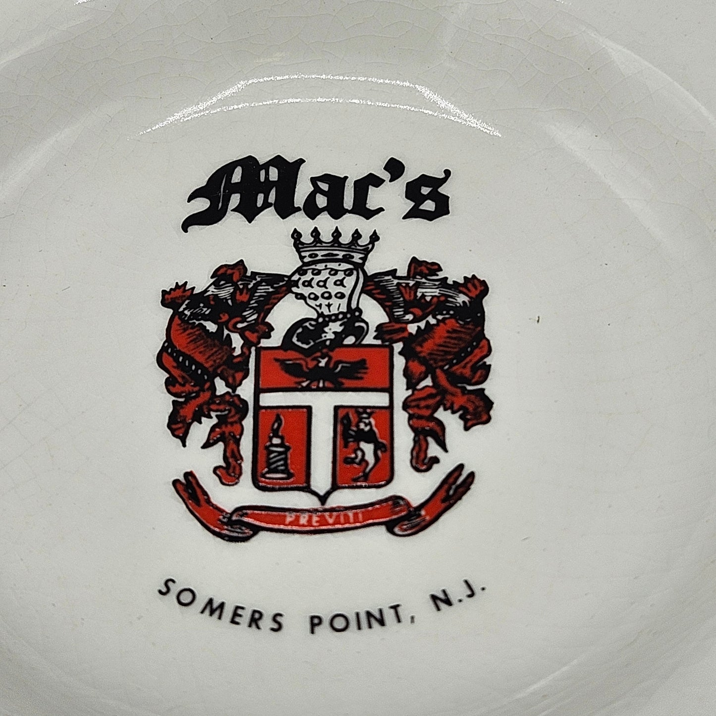 Vintage "Mac's" Somers Point, NJ Ashtray
