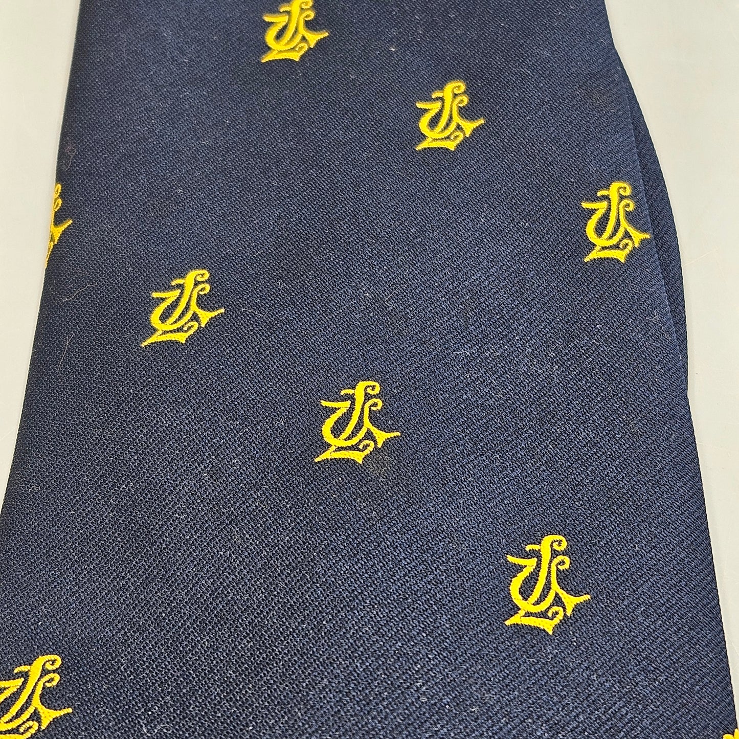 Vintage Navy Blue Union League Tie