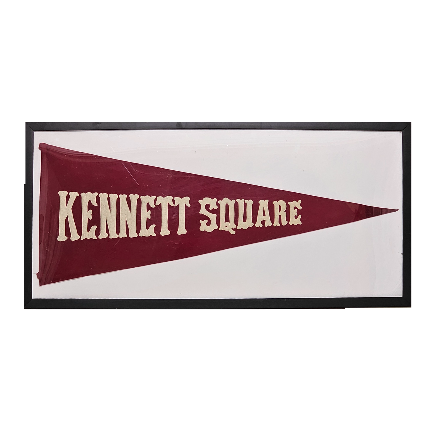 Wonderful Vintage Kennett Square, Pennsylvania Felt Pennant