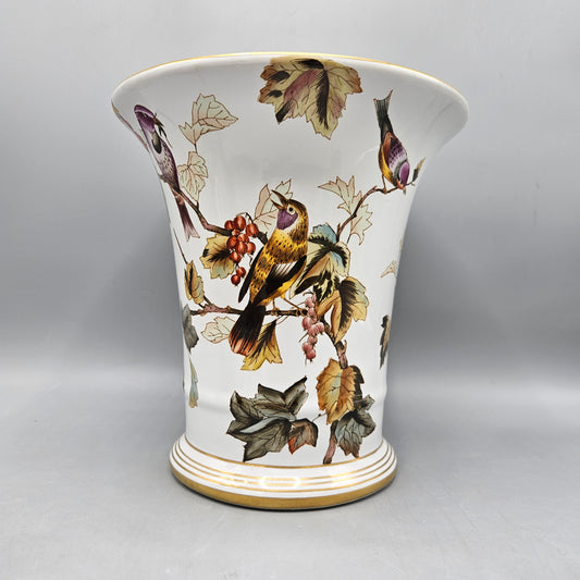 Vintage Chelsea House Porcelain Bird Vase