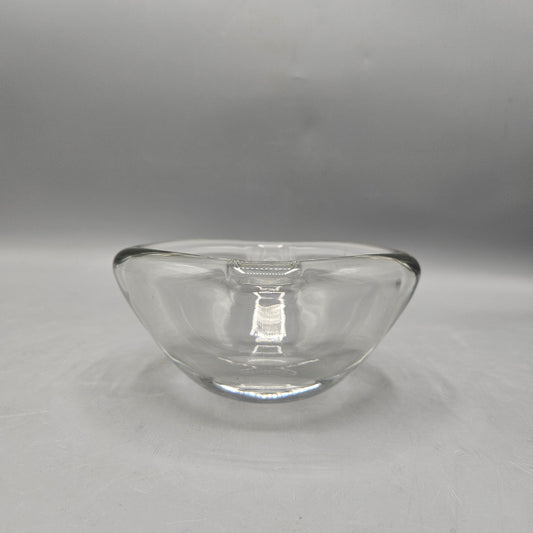MCM Fostoria Glass Freeform Bowl