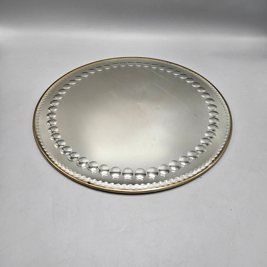 Art Deco Venetian Round Dotted Glass Wall Mirror - Sorcerers Mirror