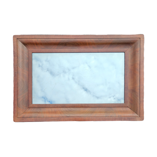 Antique Mirror with Beautiful Wooden Frame