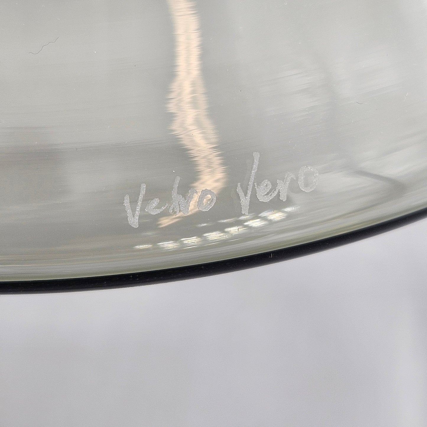 Stunning Signed Michael Schunke Vetro Vero / Nine Iron Studios Art Glass Decanter