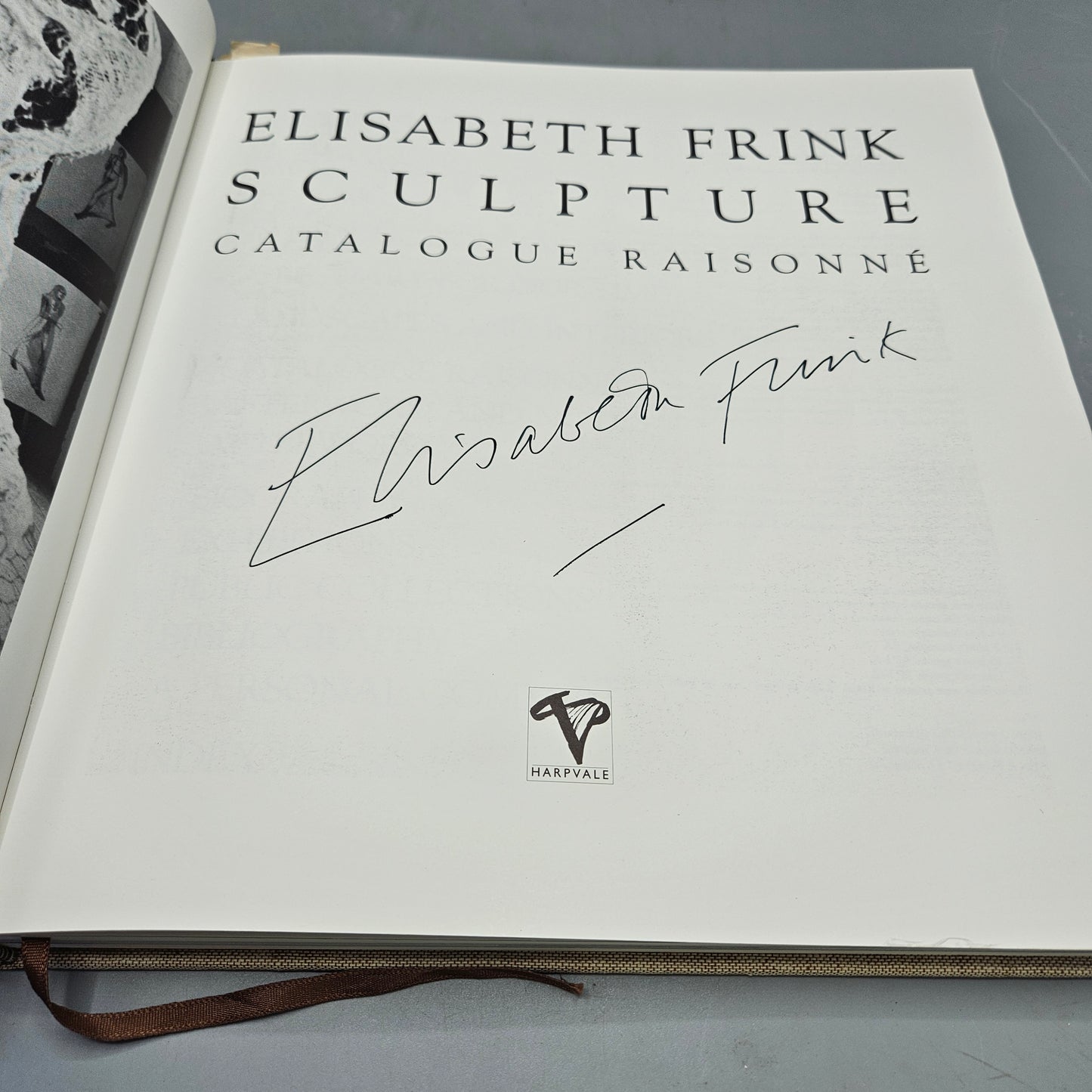 Book: Elisabeth Frink: Sculpture: Catalogue Raisonne Signed Copy