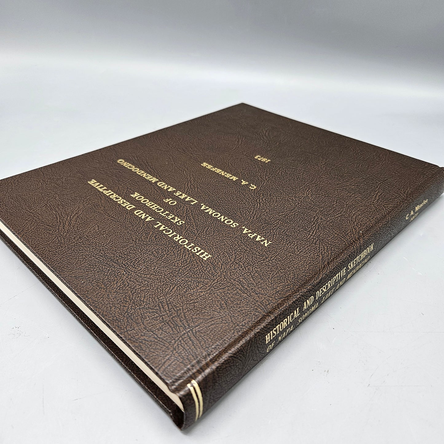 Book: 1873 Historical & Descriptive Sketchbook of Napa, Sonoma, Lake & Mendocino by C.A. Menefee
