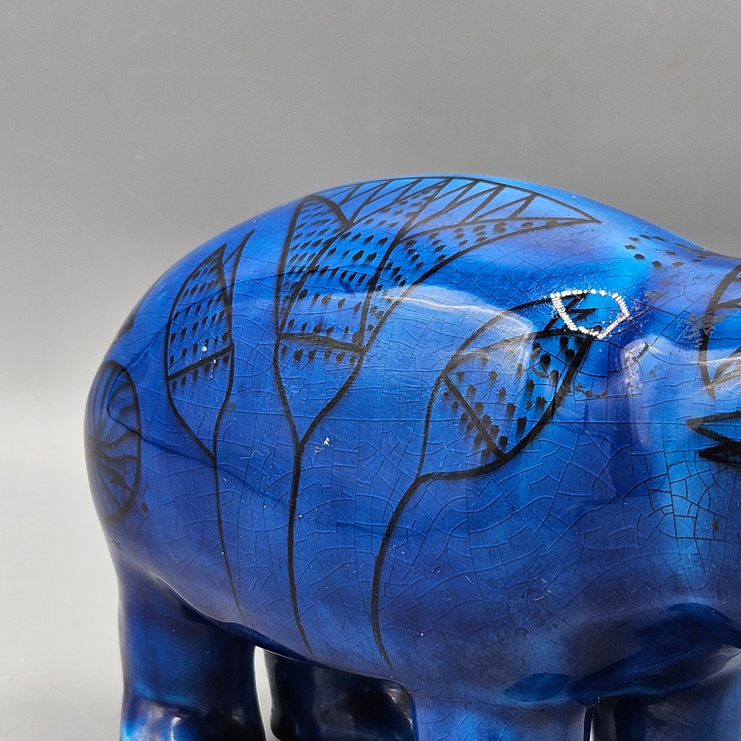 Metropolitan Museum of Art Blue William The Hippo Egyptian Pottery Figurine