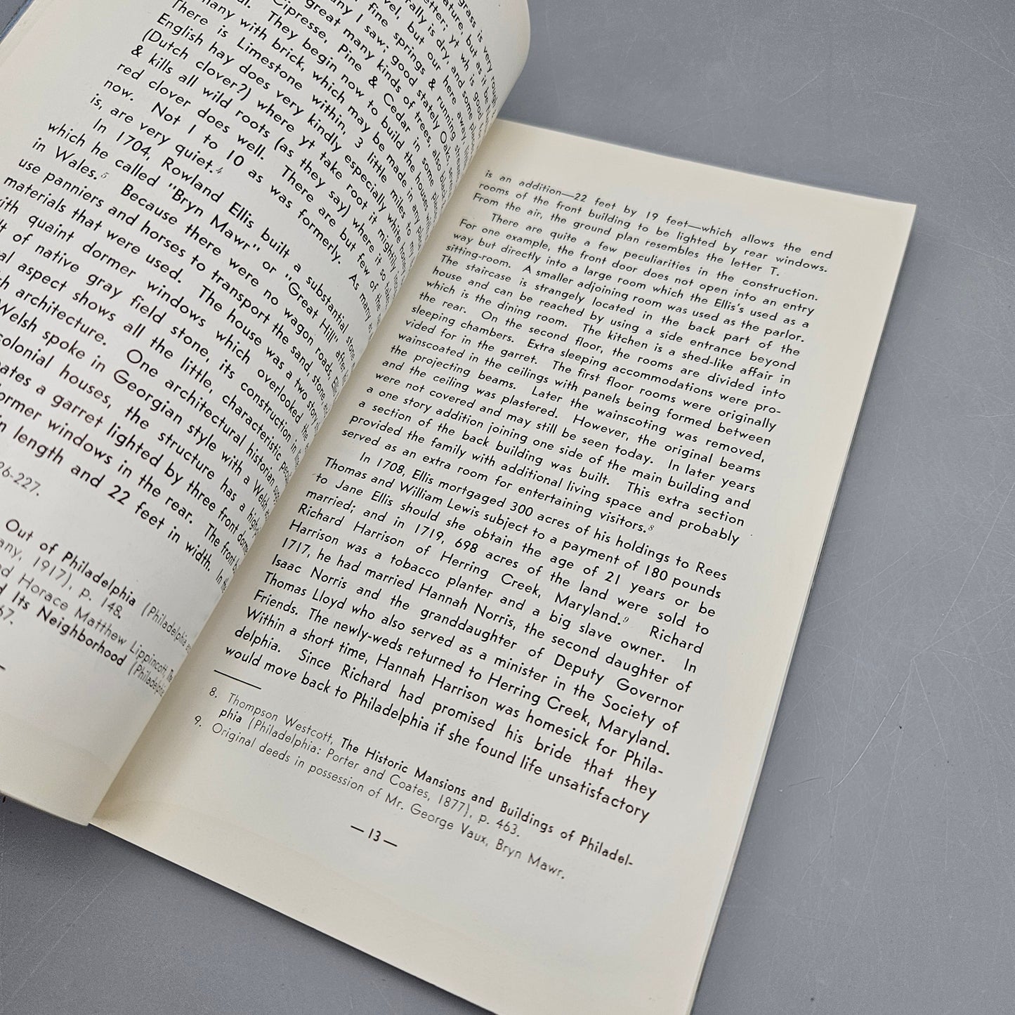 Book: The History of Bryn Mawr 1683-1900 by Barbara Alyce Farrow