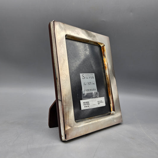 The 925 Inc. Sterling Silver 3.5 x 5 Frame with Wooden Back ~ Retails $195