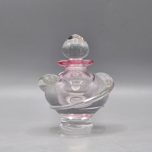 Vintage Signed Emil R Studio Art Glass Perfume Bottle