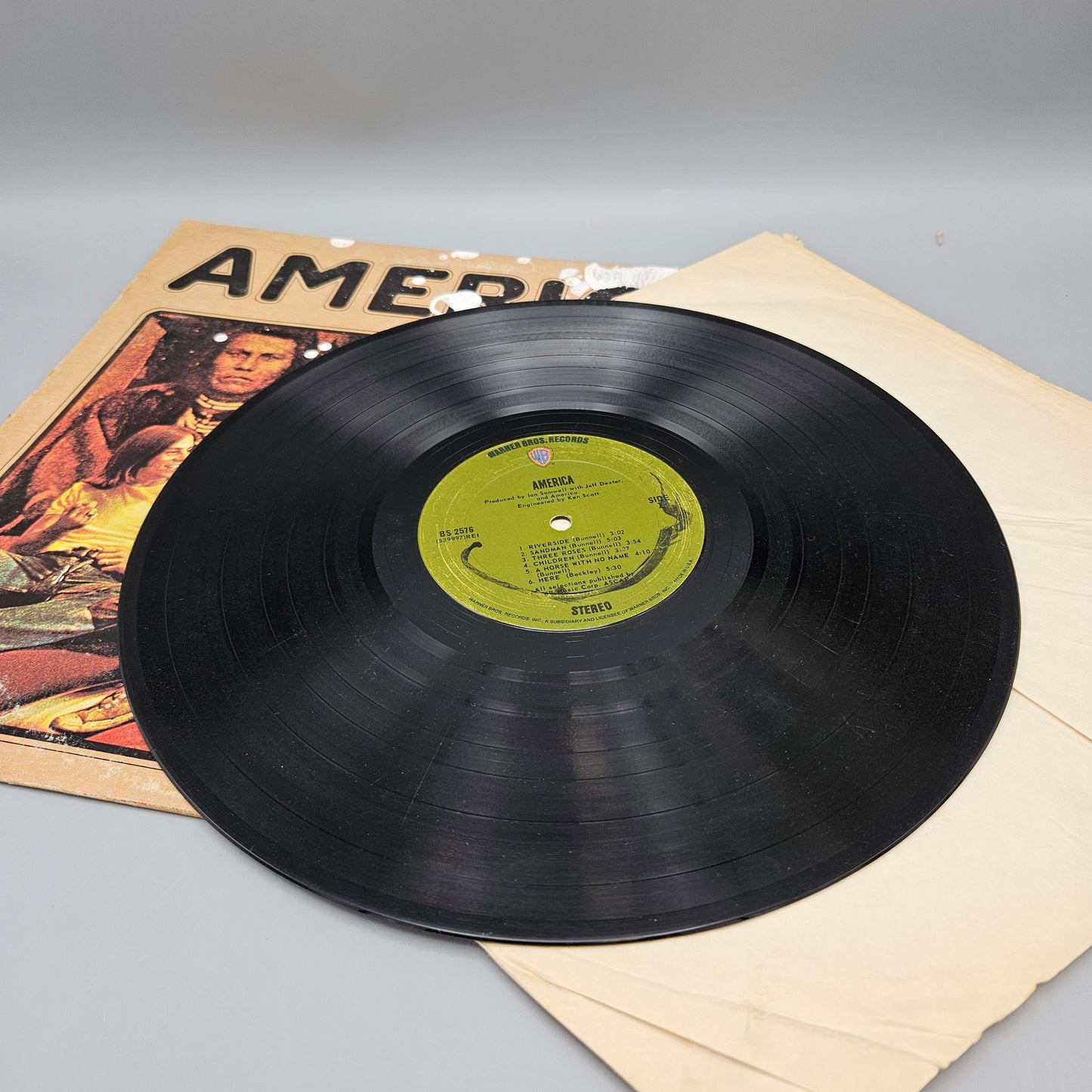 Vintage America Self Titled Warner Bros. LP Record