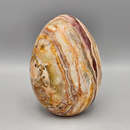 Large Vintage Onyx Easter Egg Paperweight