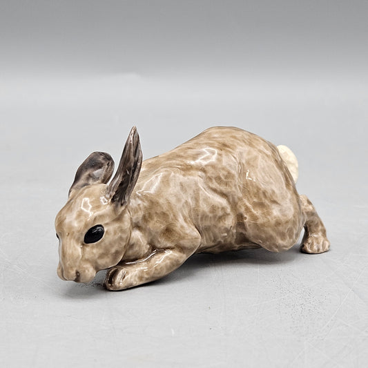 Vintage Charm of Creamware Porcelain Rabbit Figurine Heredities England