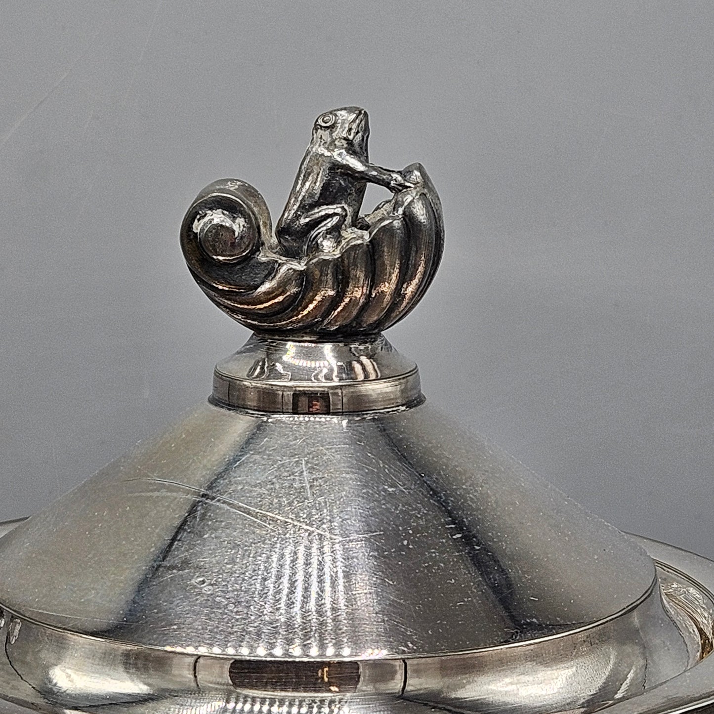 Impressive Victorian Wilcox Silver Plate Engraved Figural Water Coffee Pitcher Circa 1854