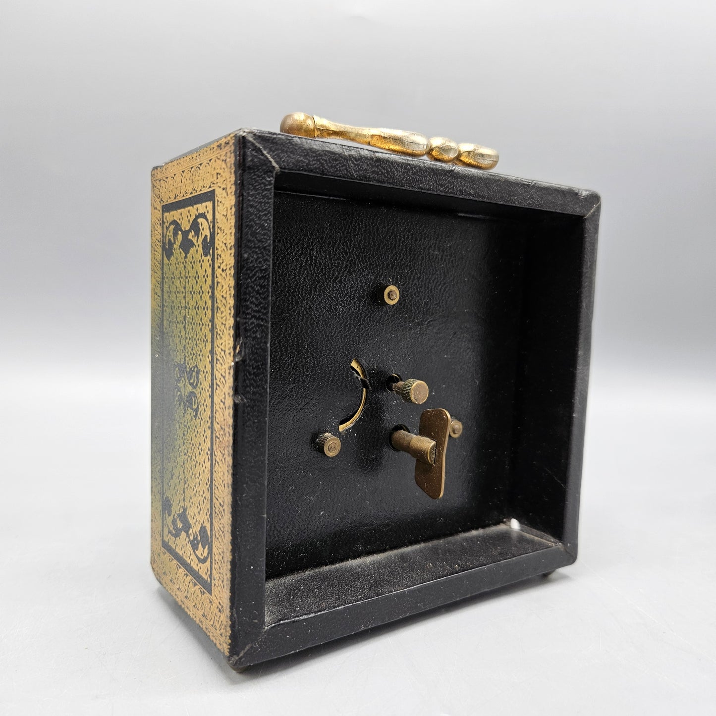 Vintage Mercede Design Philipp Skandetui Malmo Carriage Clock Made in Switzerland