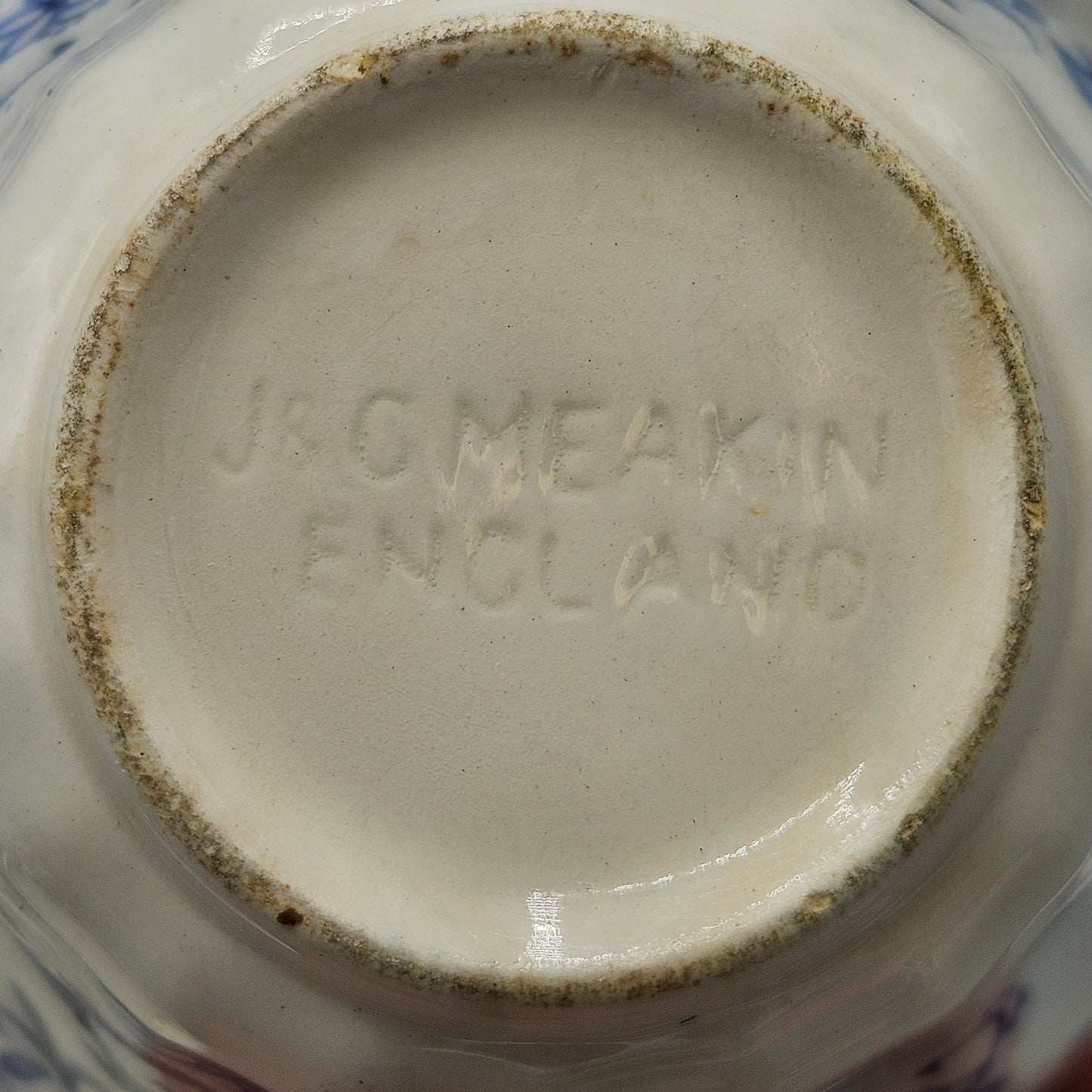 Vintage Set of J&G Meakin England Classic Nordic Blue Onion ~ 3 Saucers & 11 Teacups
