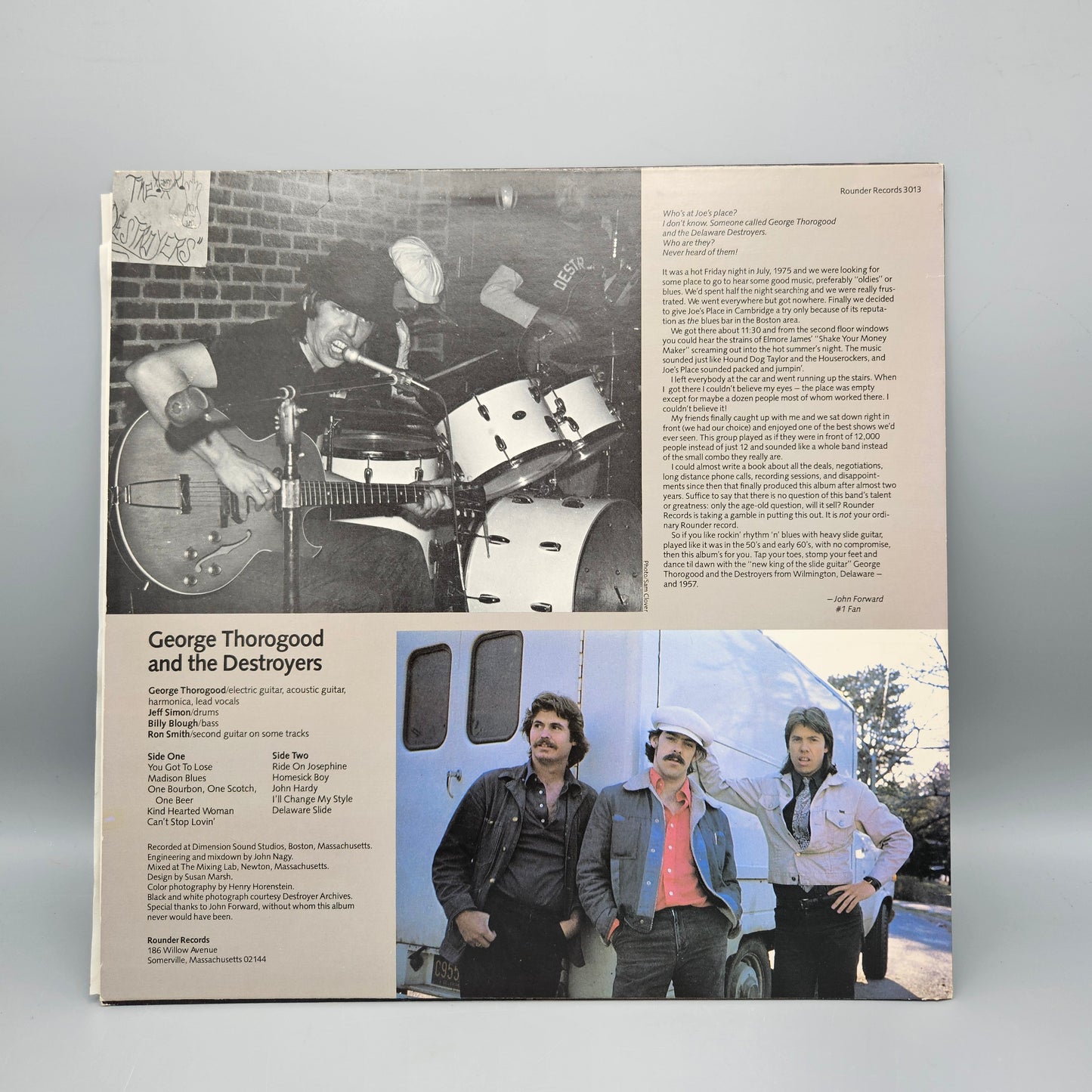 George Thorogood and Destroyers Vinyl LP Record 1977
