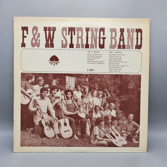 F&W String Band LP Record with Sticker