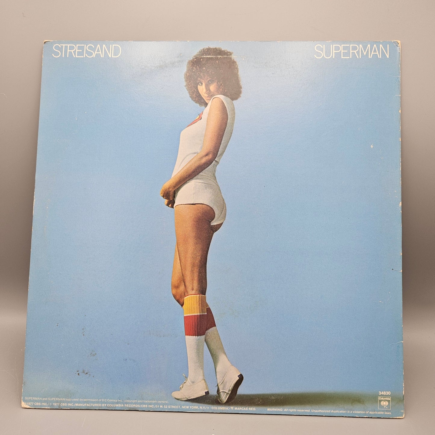 1977 Barbara Streisand - Superman Vinyl Record LP